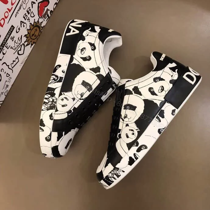 View 6 of DOLCE & GABBANA PORTOFINO SNEAKERS IN PRINTED NAPPA CALFSKIN – DG 11