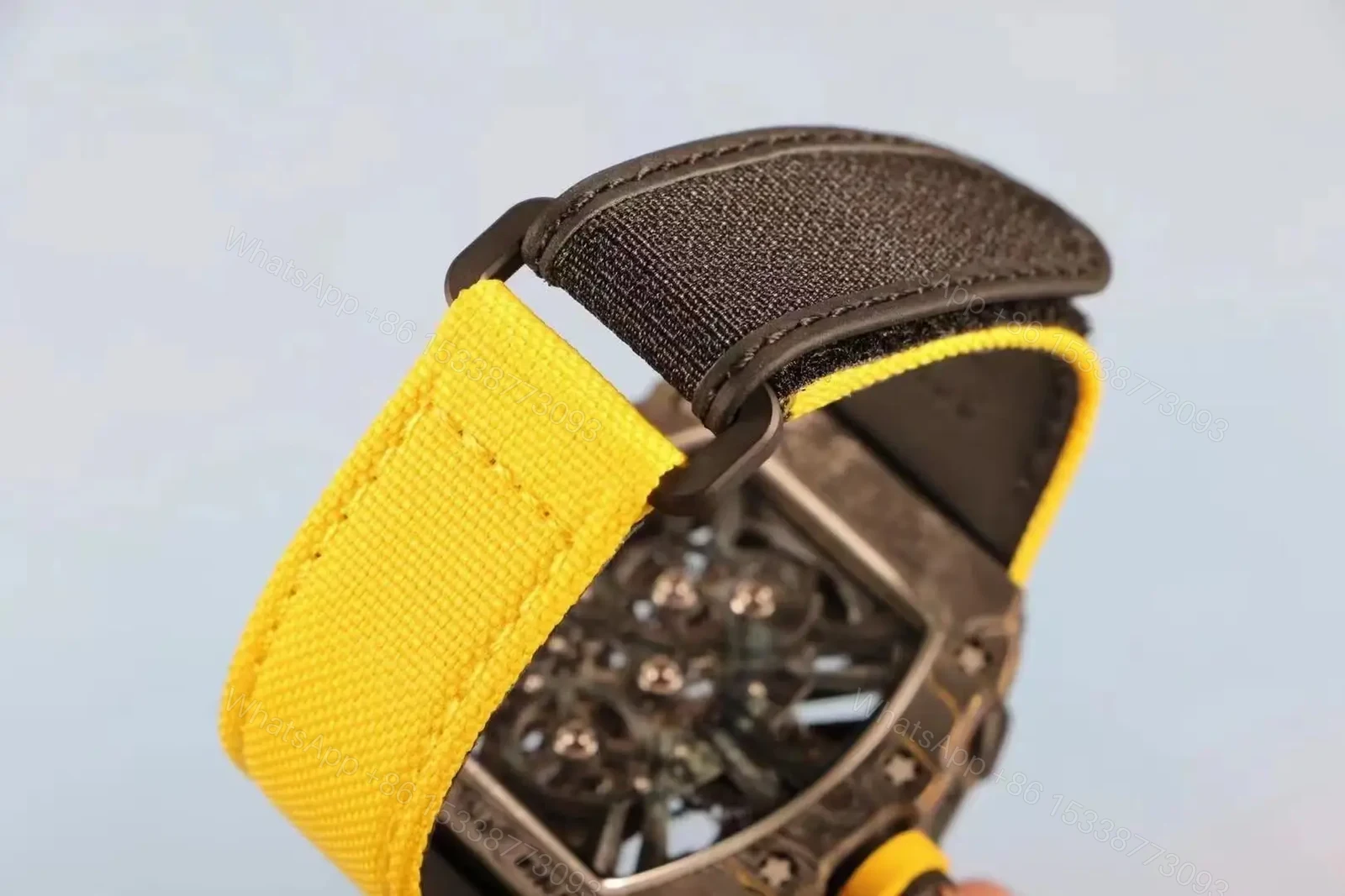 View 7 of Richard Mille Swiss Clone RM 12 01 Real Tourbillon Real Carbon