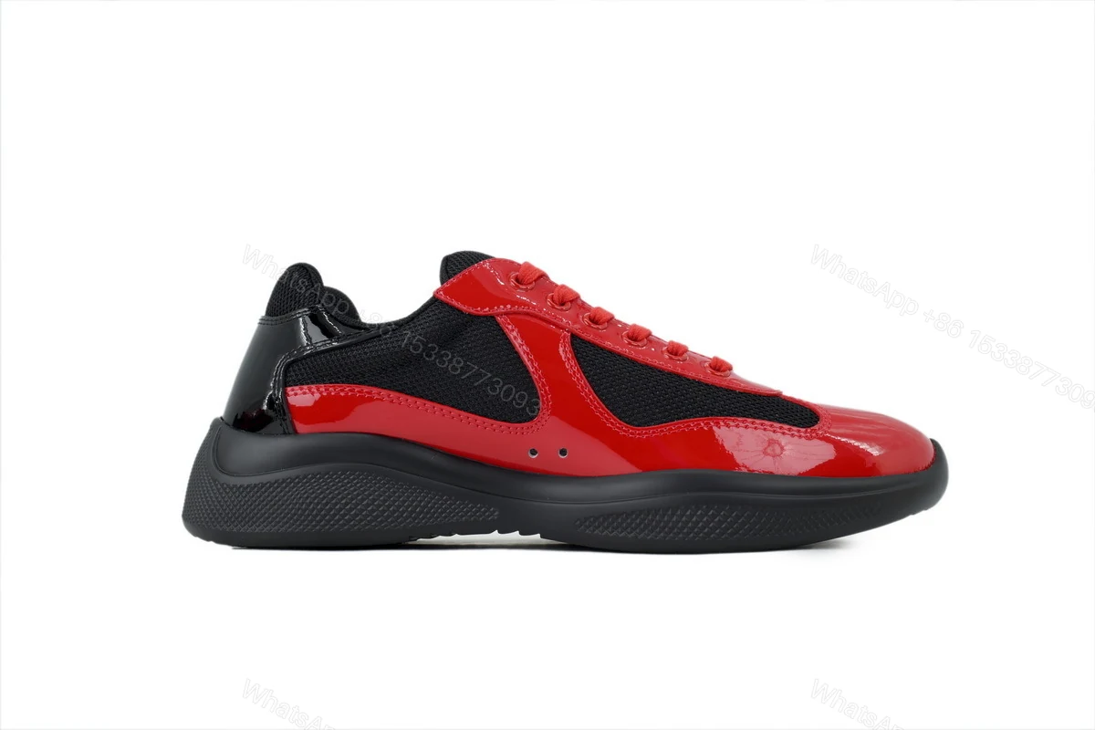 Prada Sneakers Red and black combination — view 2