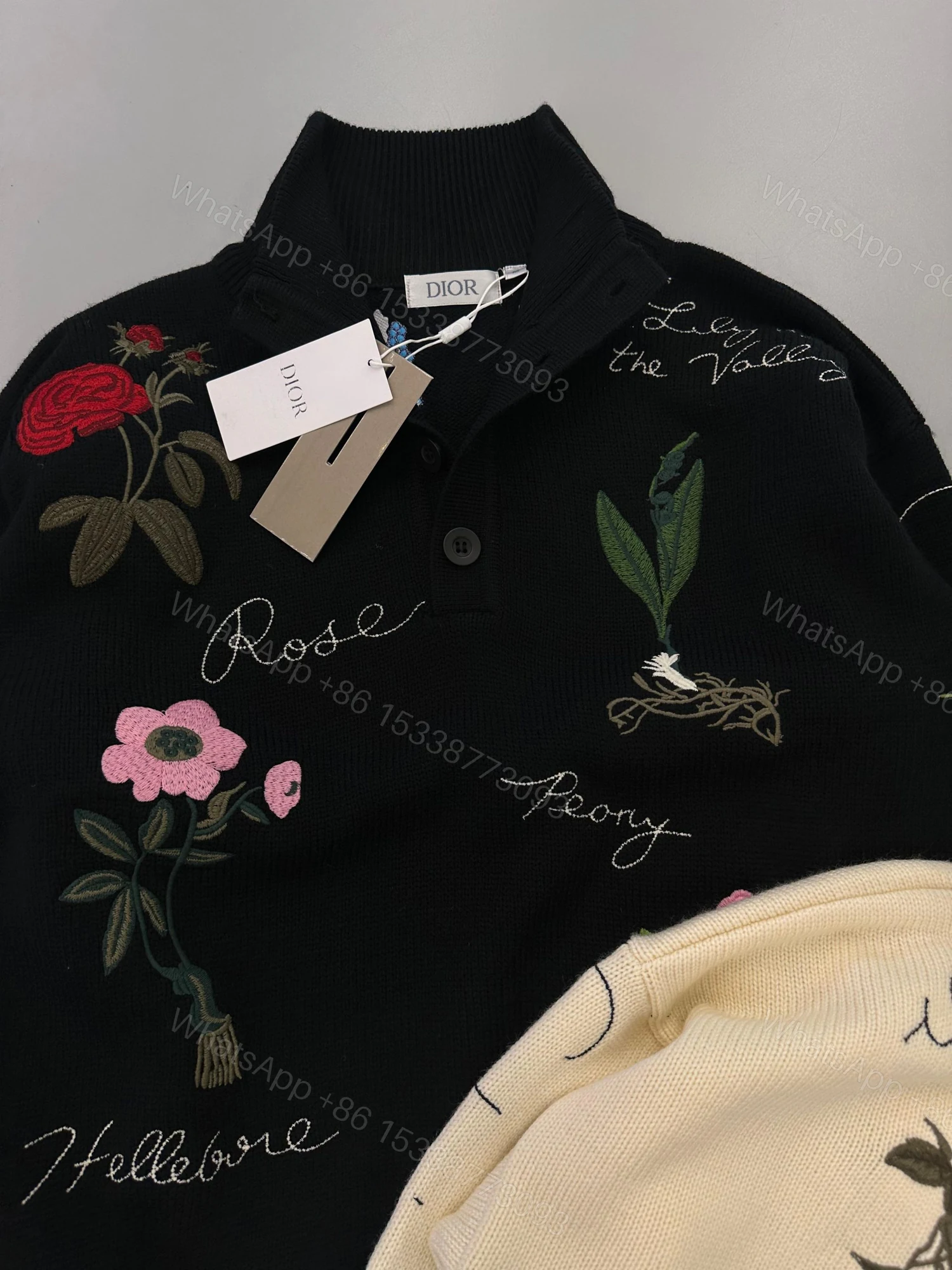 View 2 of CHRISTIAN DIOR IMPORTED HEAVY WOOL SWEATER