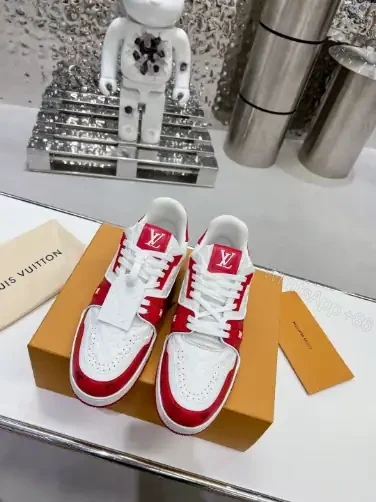 View 8 of LOUIS VUITTON TRAINE SNEAKERS IN RED – LSVT381