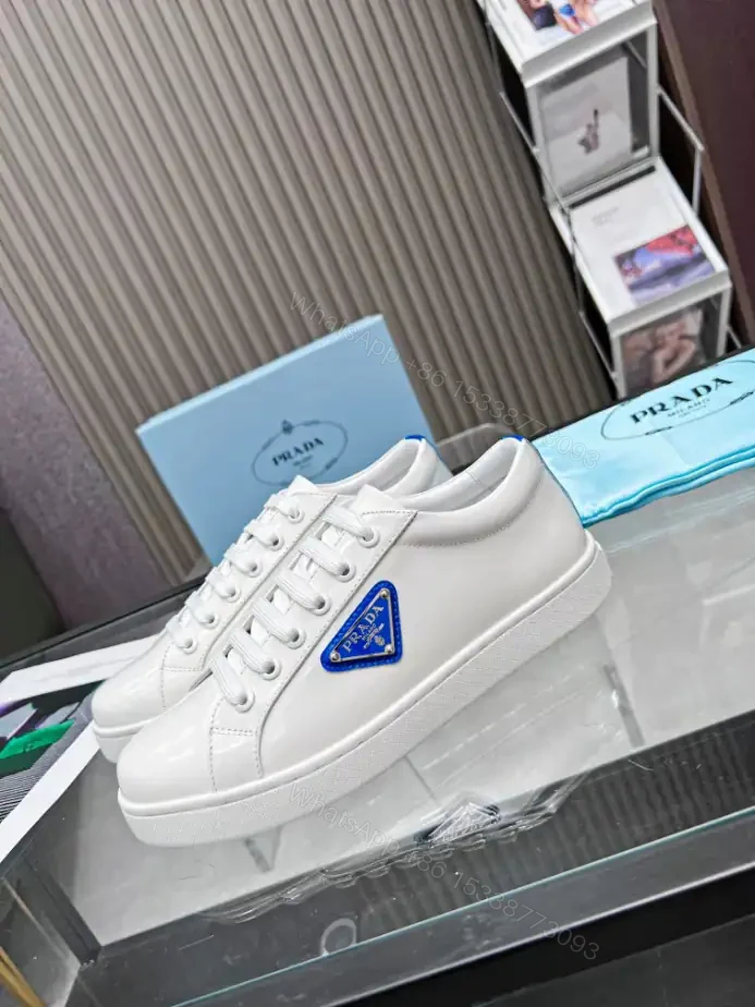 View 7 of PRADA BRUSHED LEATHER SNEAKERS – PRD044