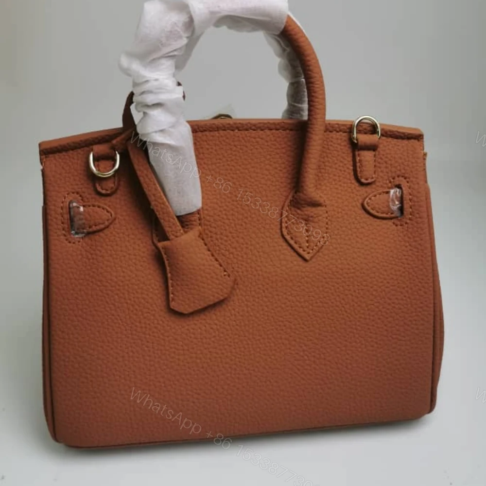 View 5 of Hermes Birkin 25 Handbag Gold Brown 25Cm