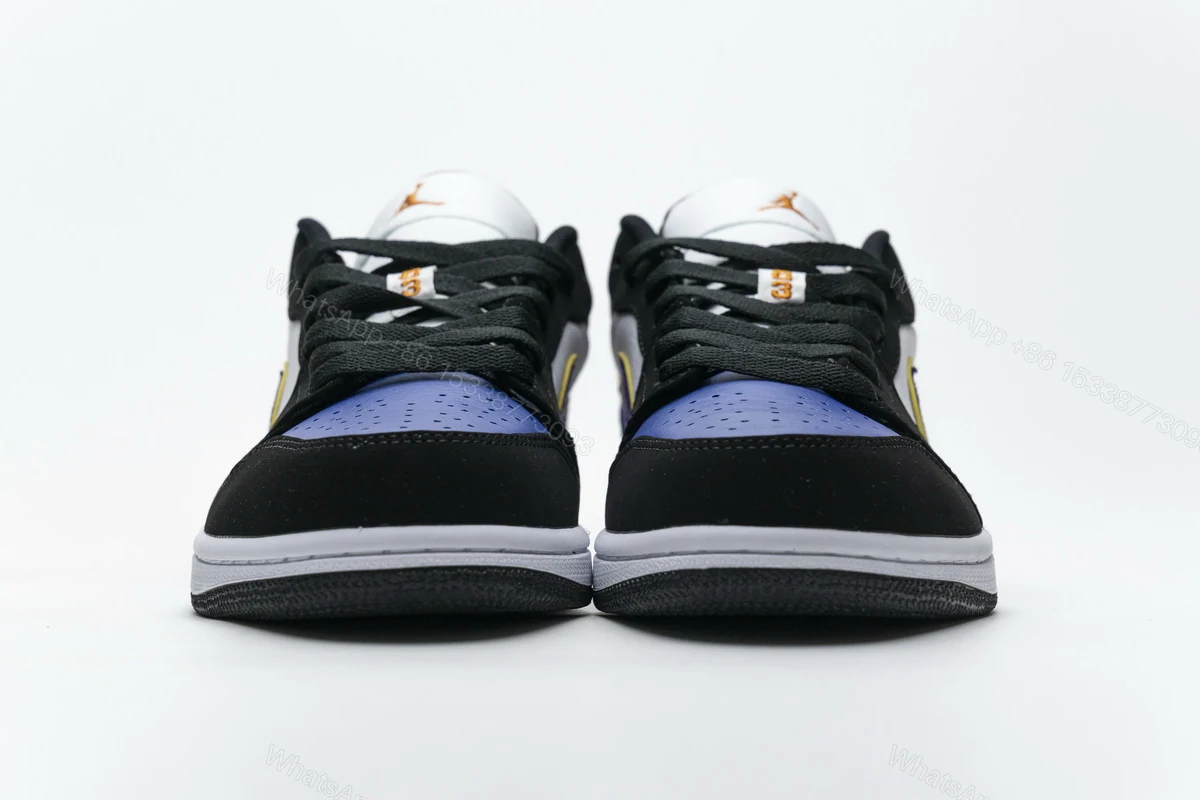 View 3 of Air Jordan 1 Low Lakers Top 3 CJ9216-051
