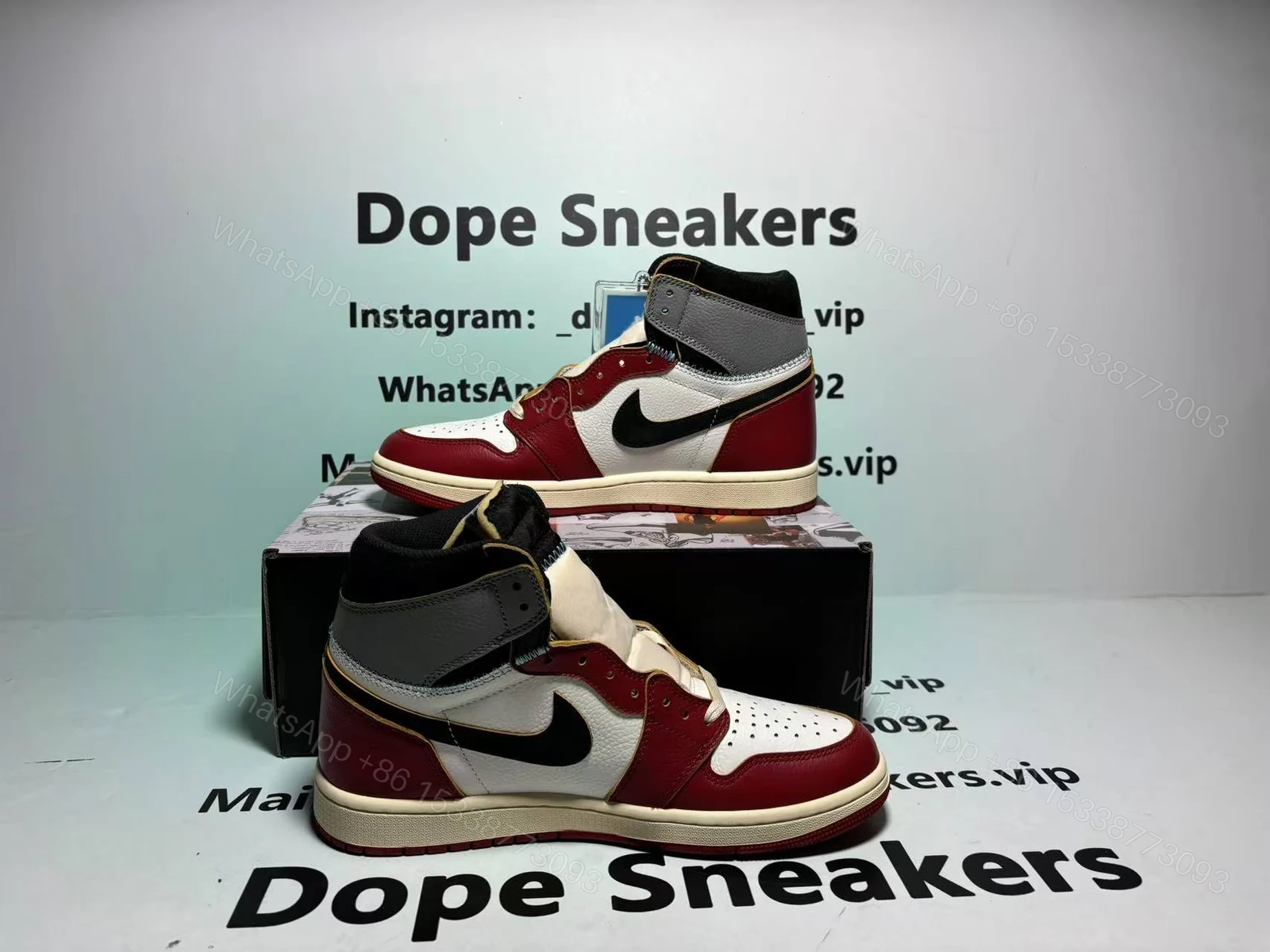 View 8 of Union LA x Air Jordan 1 Retro High OG SP 'Chicago Shadow' HV8563-600