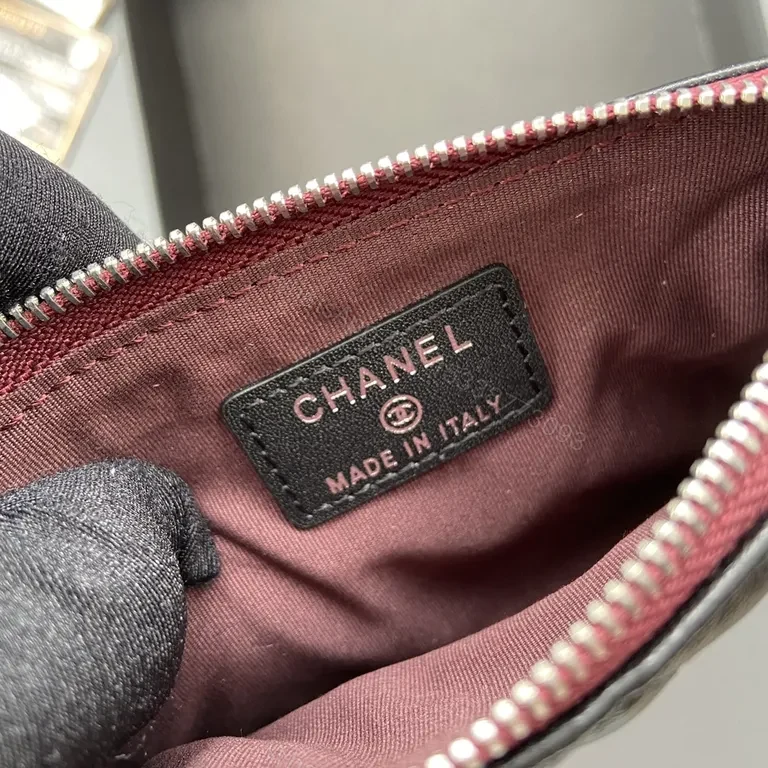 View 2 of Chanel-Inspired Black Quilted Wallet: Compact Luxury Accessory