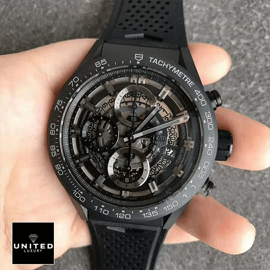 View 7 of Tag Heuer Carrera Full Black Replica