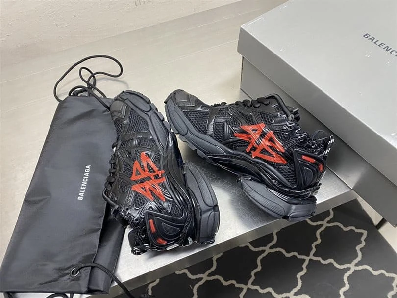View 4 of BALENCIAGA MEN’S RUNNER GRAFFITI TRAINERS – BB219