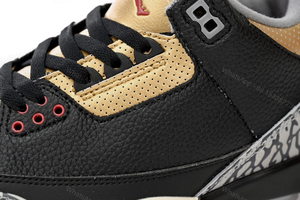 View 10 of Air Jordan 3 WMNS “Black Gold” CK9246-067