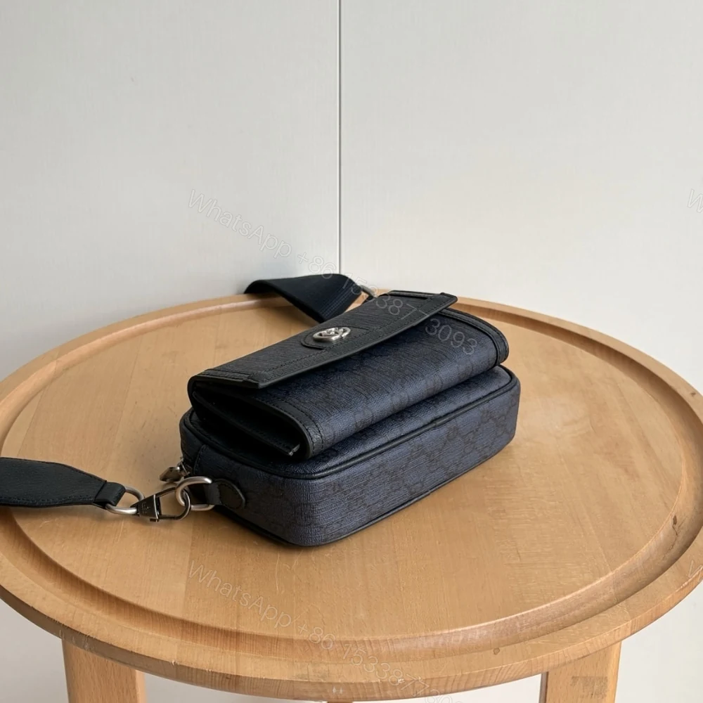 View 5 of Gucci Ophidia Small Crossbodybag Dark Blue 20Cm 802170 FACJY 8441
