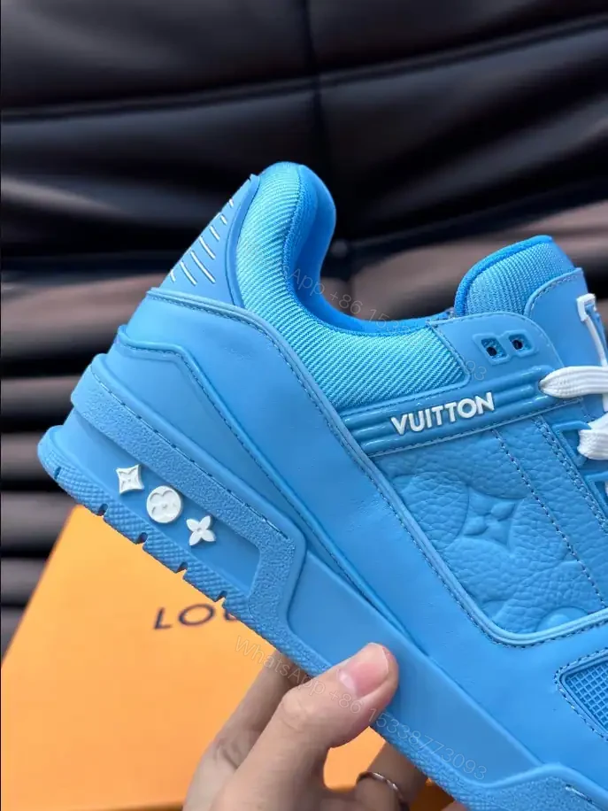 View 7 of LOUIS VUITTON TRAINER SNEAKERS IN BLUE – LSVT339