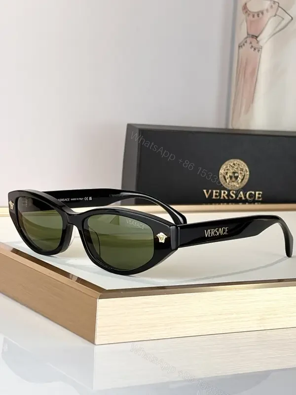 Black Acetate Polarized Sunglasses – Luxury Rounded Silhouette, UV400 protection — view 1