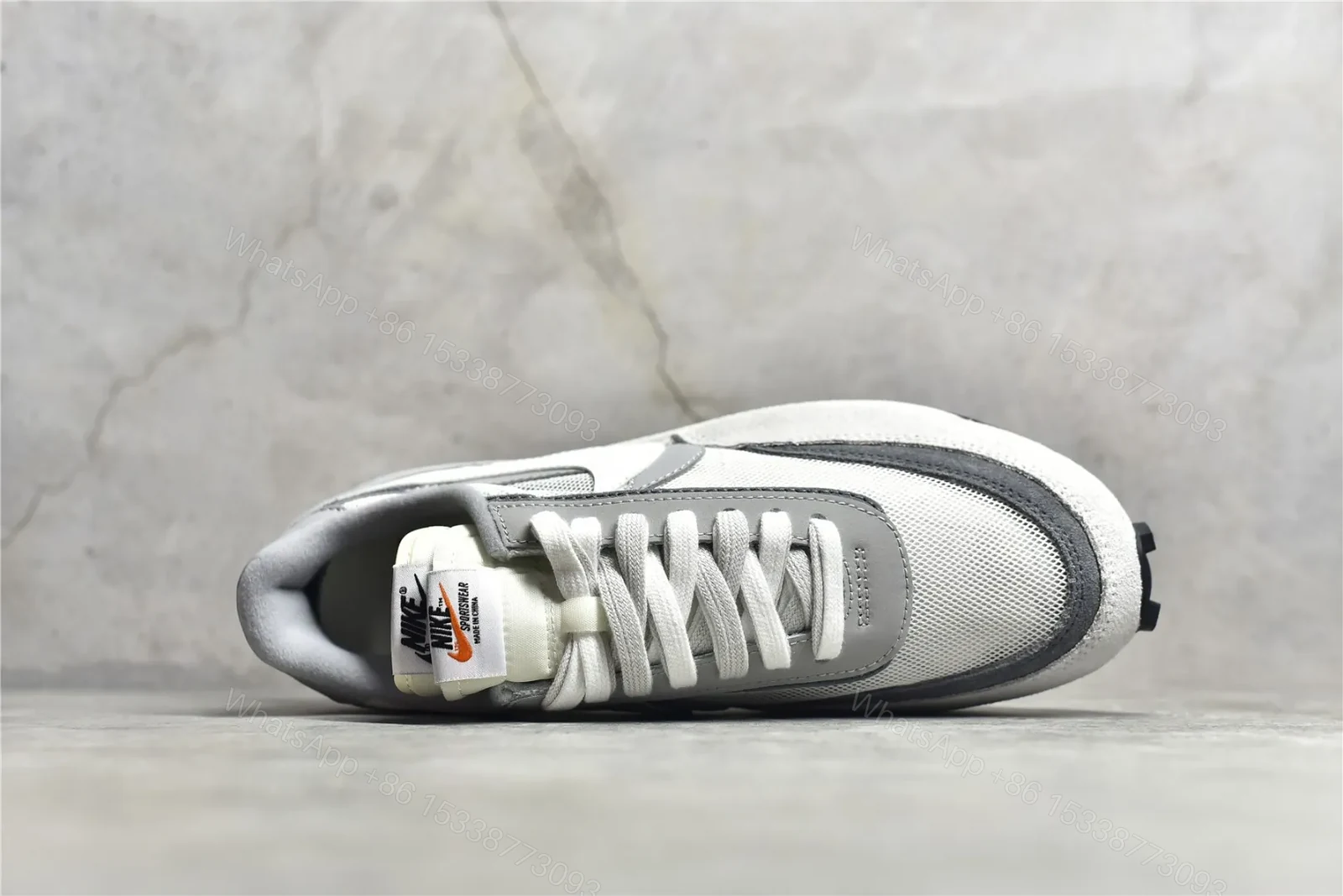 View 6 of Sacai × Nike LDV Waffle Grey White Reps