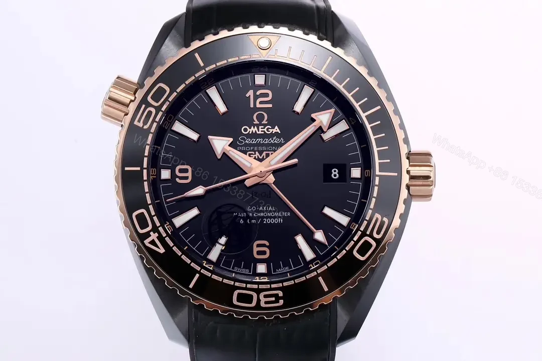 Omega Seamaster Diver 300M Master Co-Axial 43 Stainless Steel Sedna Gold Black Dial&Rubber 210.22.42.20.01.002 — view 1
