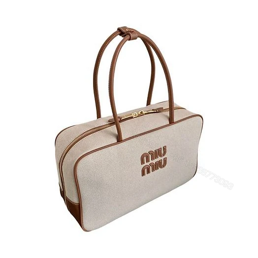 View 2 of Miu Miu canvas handbag