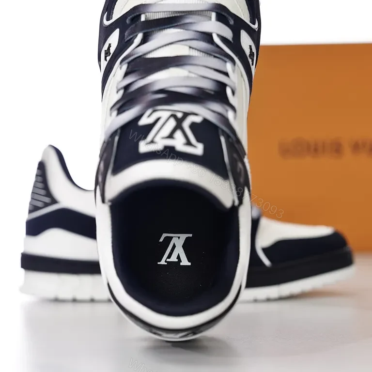 View 4 of Bold Contrast LV Sneaker: All-Day Comfort, Luxury Silhouette