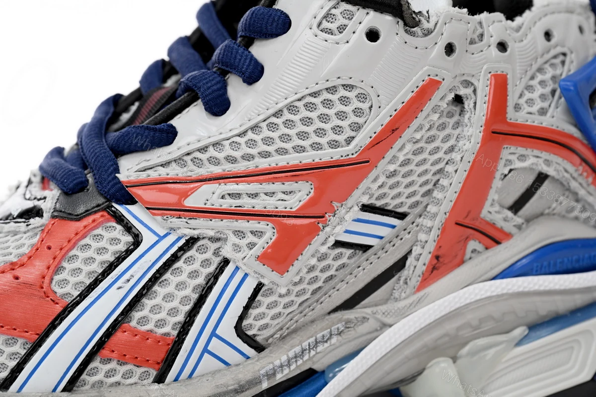 View 7 of Balenciaga Runner White Blue Orange 677402 W3RB6 1264
