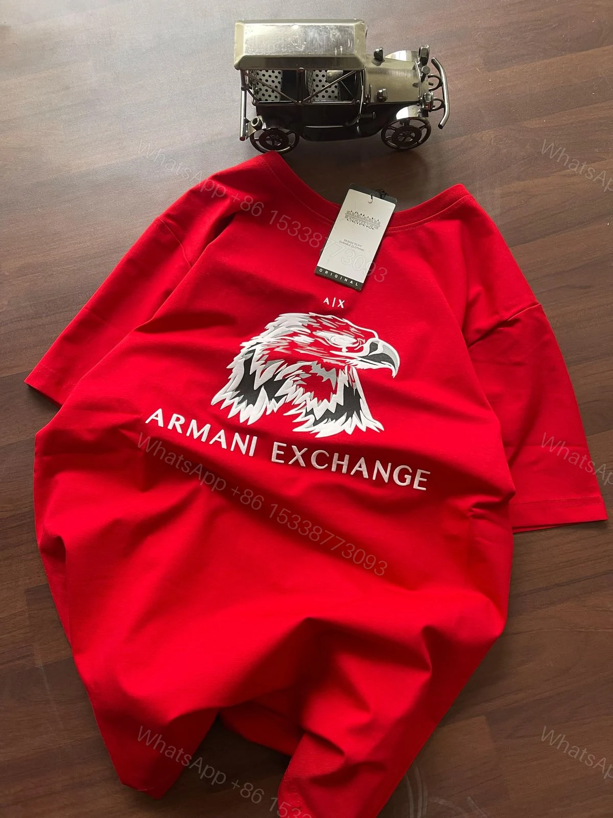 View 3 of FIRST COPY ARMANI IMPORTED ROUND NECK SUMMER T-SHIRT