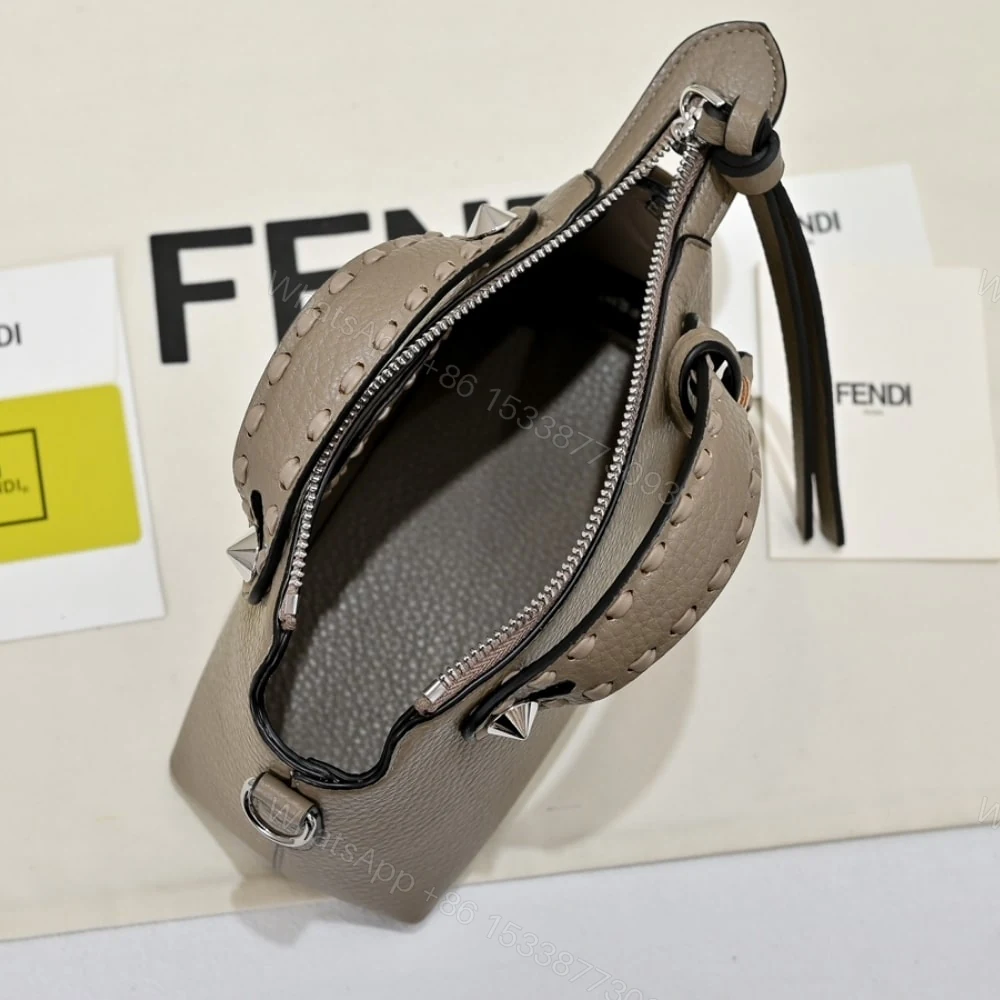 View 5 of FENDI BY THE WAY SELLERIA MEDIUM GREY 20CM 8BL155ASU2F04Y9