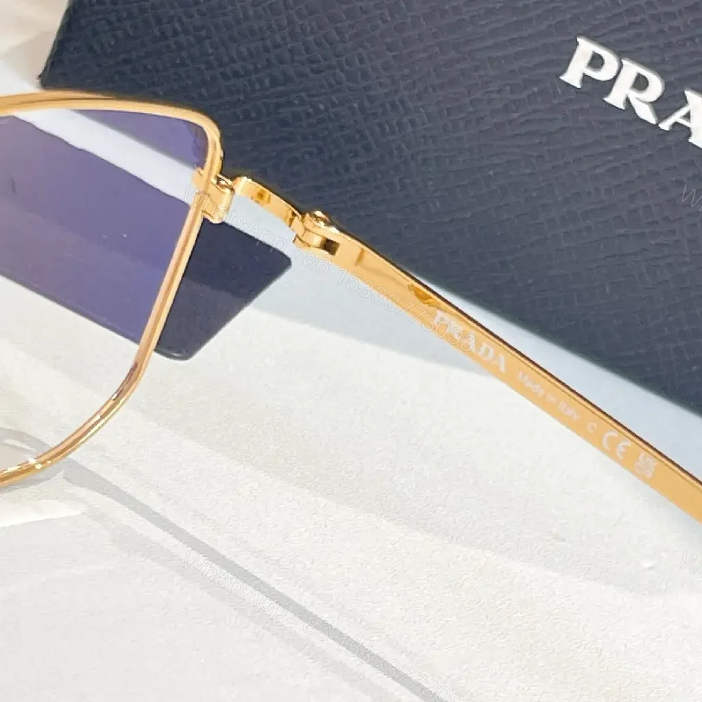 View 5 of Elegant Rimless Rose Gold Frames - Modern Geometric Luxury Eyewear