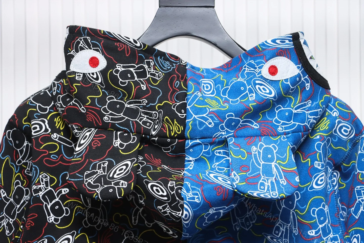 View 4 of BAPE X MEDICOM TOY Co-branded Duplex Camouflage Hooded Hoodie