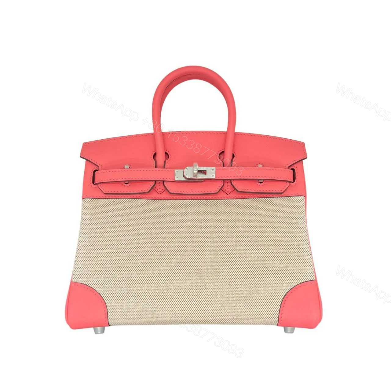 Birkin 30 handbag in Sanguine and Toile H Swift leather – Dubai Fashion LUX — view 1