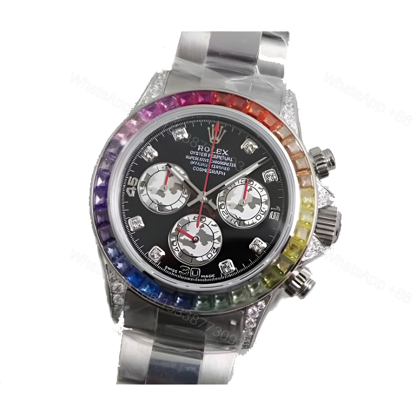 View 3 of Rolex Black Diamond Replica