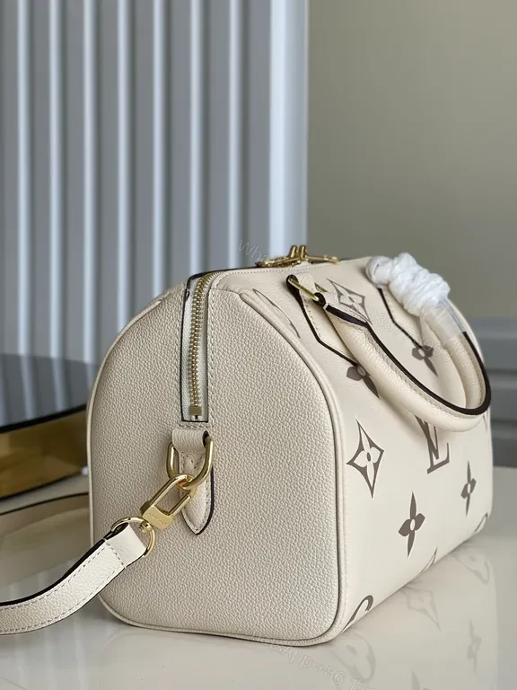 View 3 of Beige Canvas Louis Vuitton Monogram Shoulder Bag