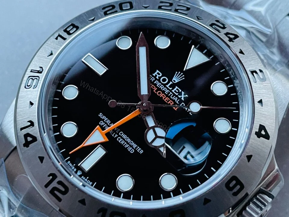 View 3 of JVSF Factory 1:1 Rolex Explorer II 42mm 226570 904L SS Best Edition Black Dial VR3285