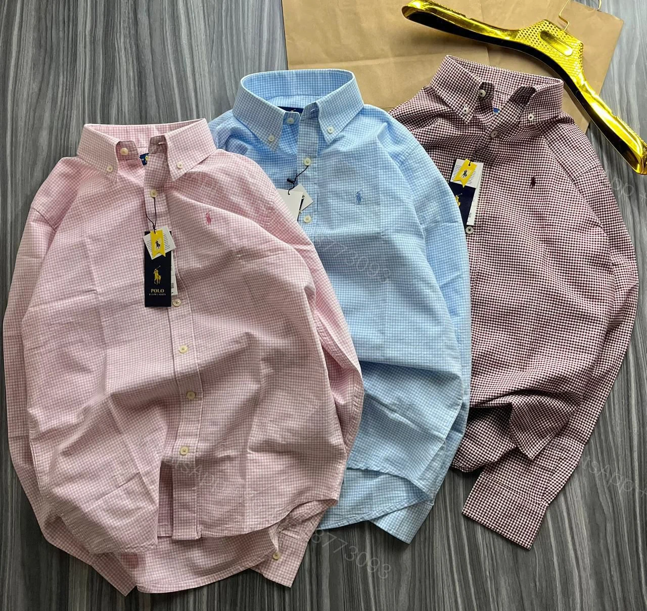 View 6 of FIRST COPY RALPH LAUREN PIN CHECK SHIRT