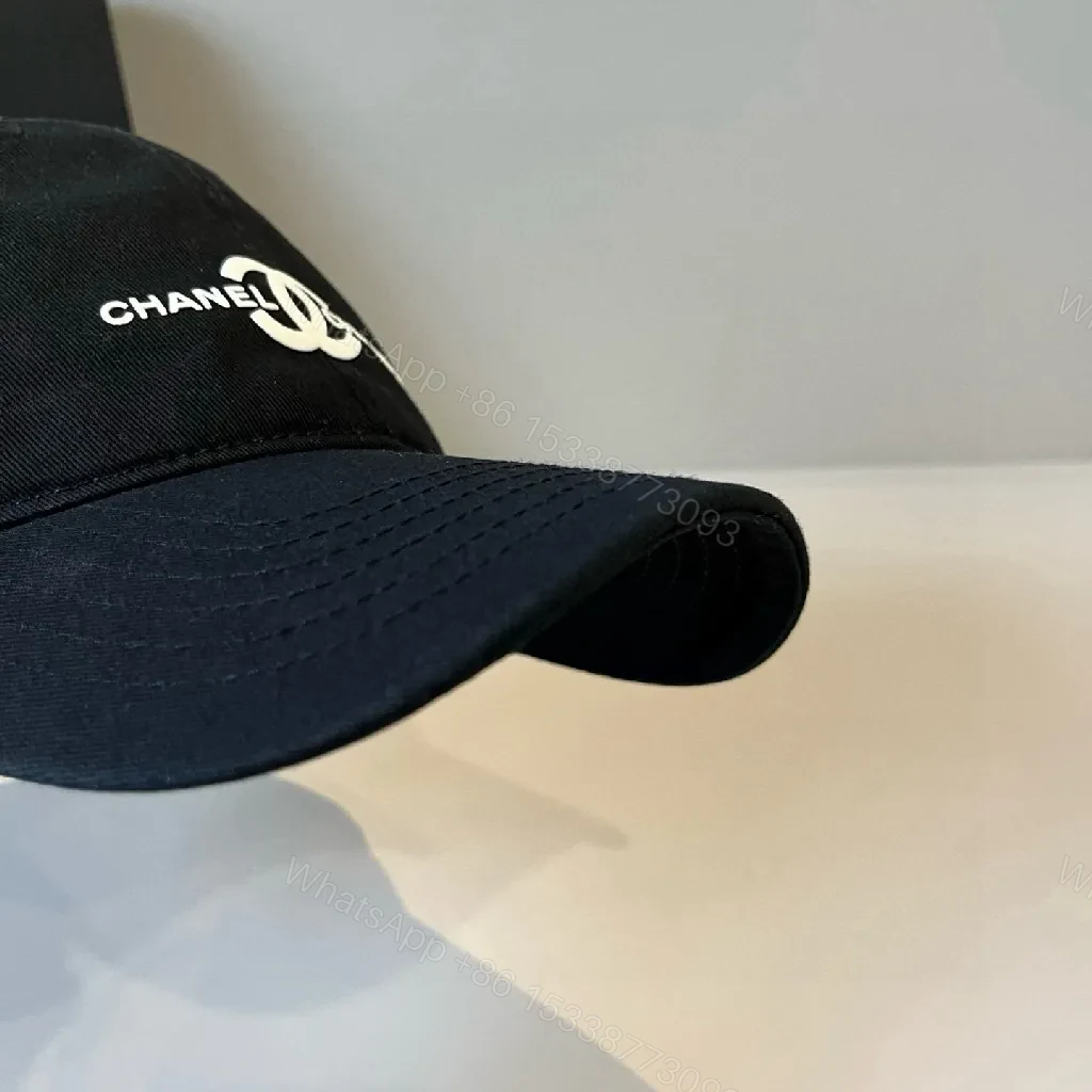View 4 of Chic Logo Cap: Cotton-Nylon, Minimalist Luxury Style