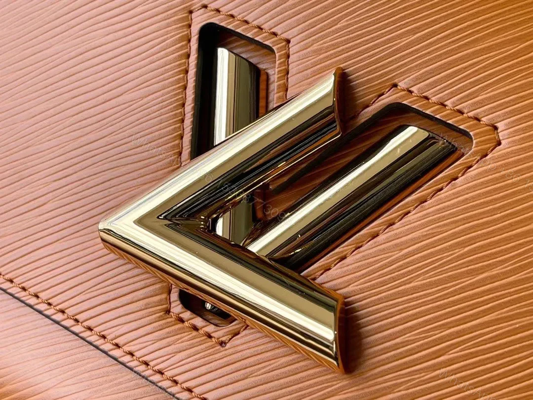 View 3 of Louis Vuitton LV Twist Mini Orange Handbags 23x17x9cm