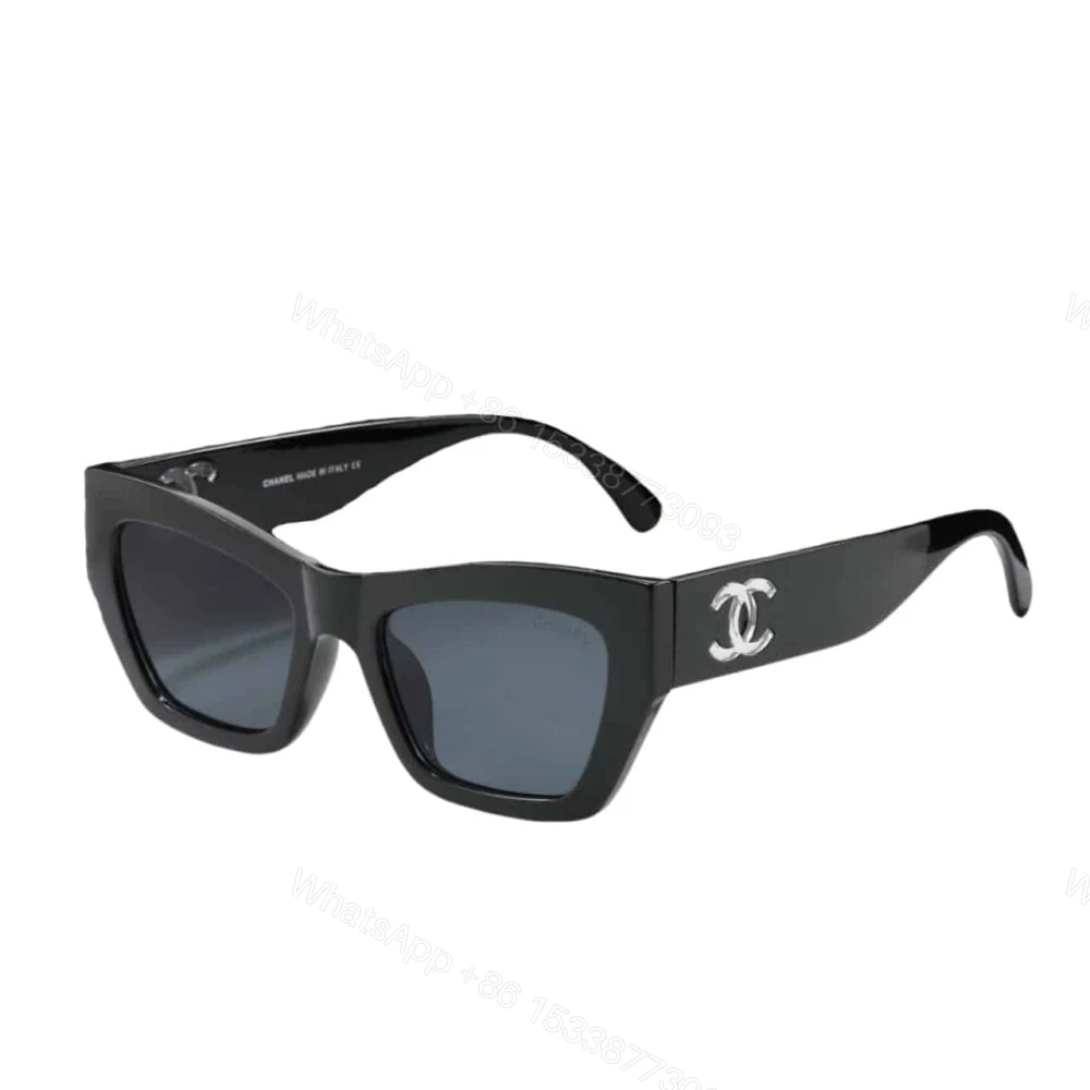 Chanel Cat Eye Sunglasses Acetate And Nylon Black — view 1
