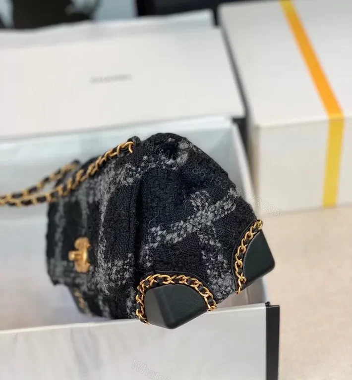 View 2 of Chanel-Inspired Tweed Crossbody: Everyday Luxe Bag