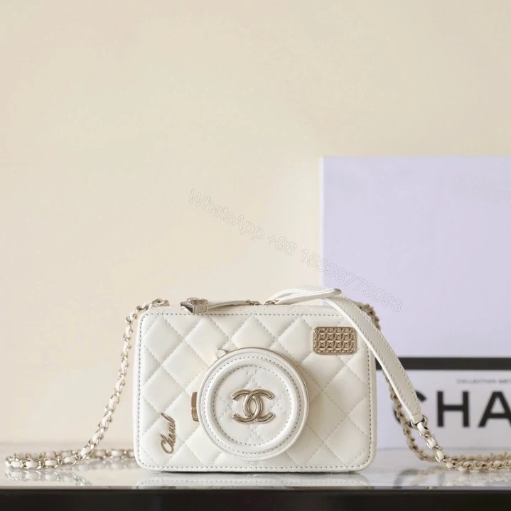 高仿Chanel*24S春夏系列AS4817相機包白色免檢版 — view 1