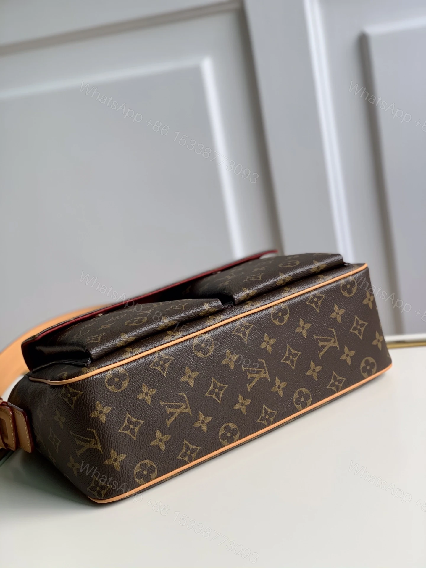 View 4 of LV Vintage Monogram Canvas Large Shoulder Bag