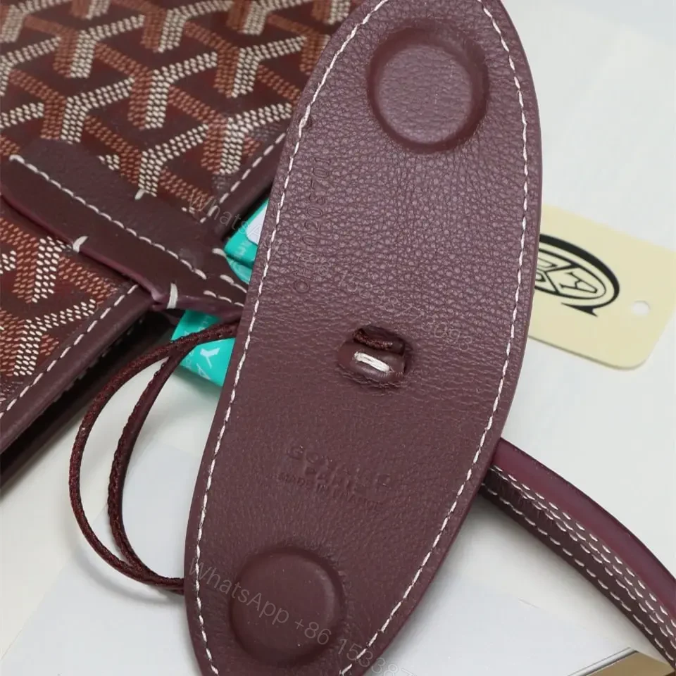 View 14 of 高仿Goyard*STLOUIP4滿印Tote手提袋朱紅免檢版小號
