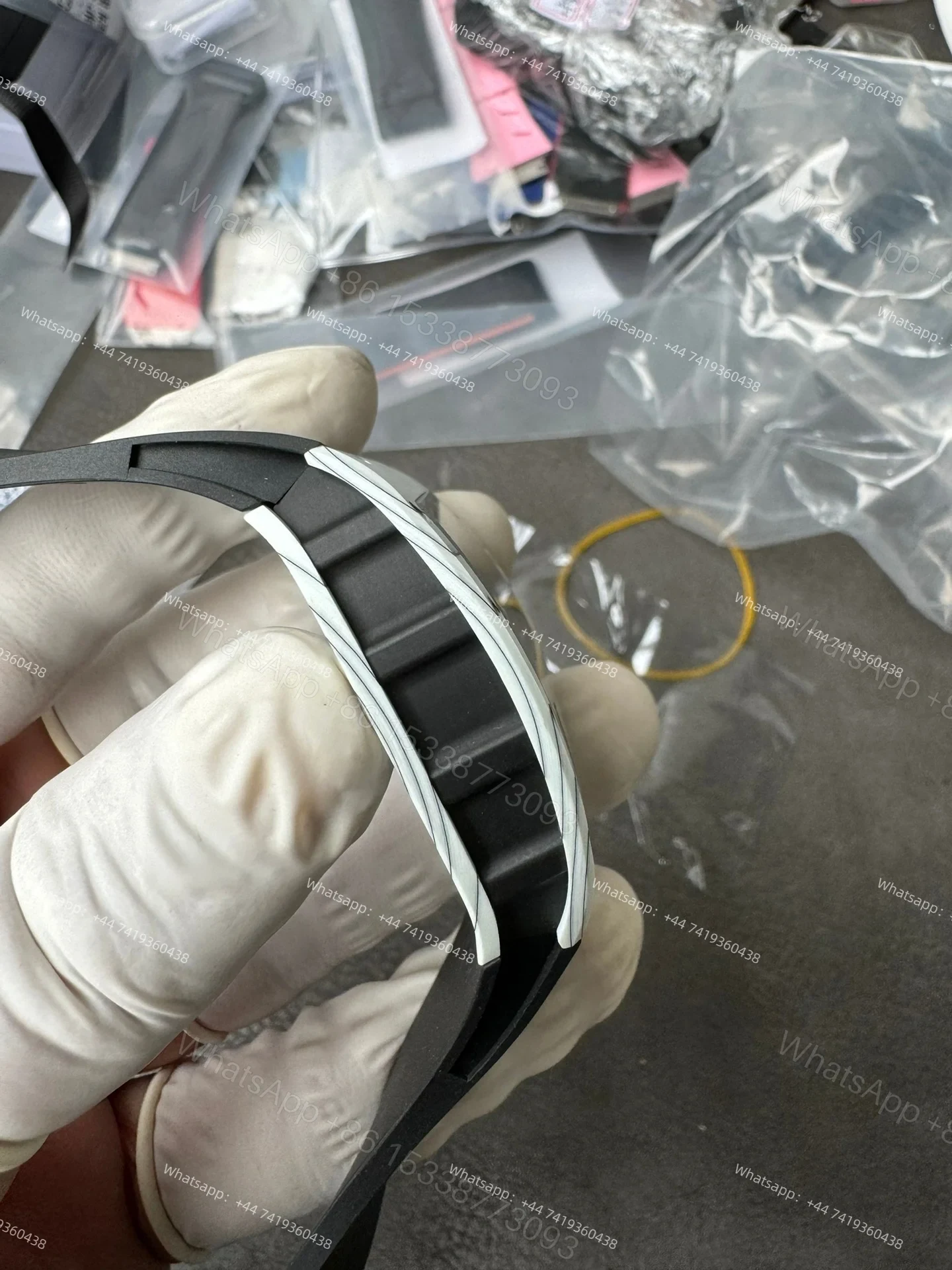View 13 of Super Clone Richard Mille RM 67-02 Carbon TPT Skeleton Tourbillon 1:1 Replica Watch