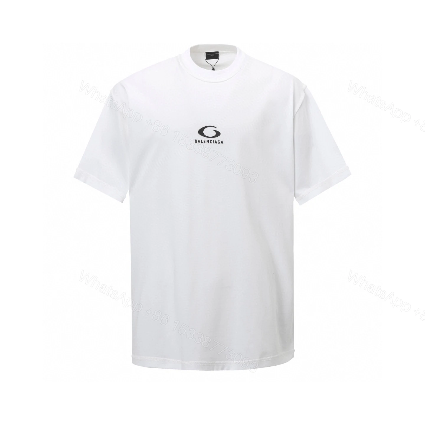 Balenciaga 高仿 男款極簡Logo短袖T恤 百搭潮流設計 — view 1