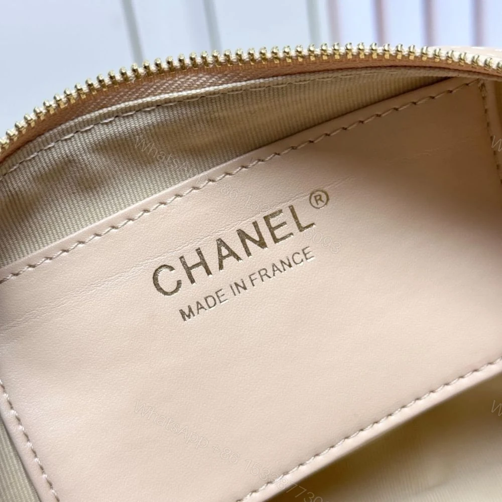 View 7 of Chanel Classic Clutch With Chain Bag Braided Raffia Beige 20Cm