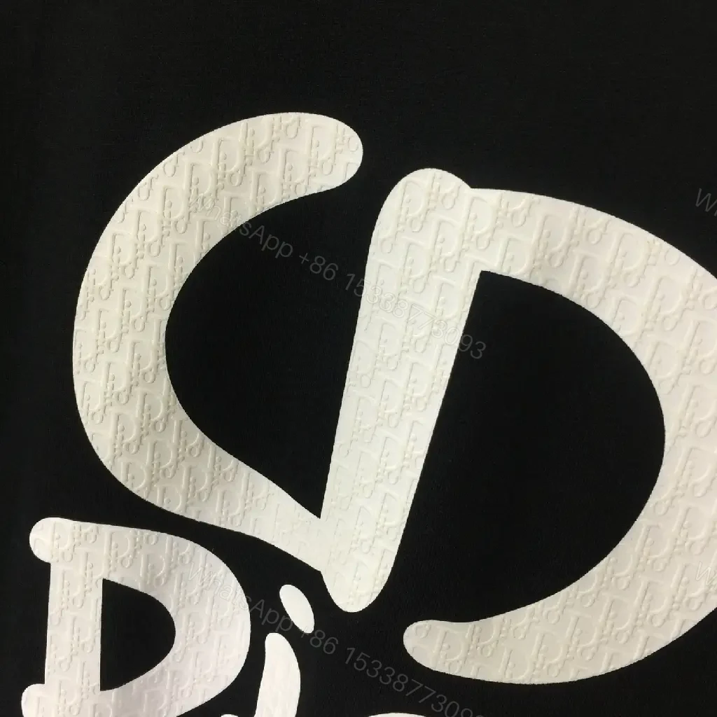 View 3 of Bold Cotton Tee, Black, Luxe Streetwear, Statement Logo Tee