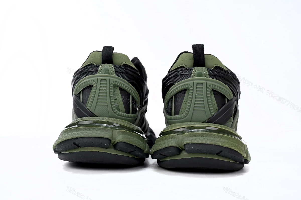 View 4 of Balenciaga Track 2 Sneaker Military Black 568614 W3AE1 2311