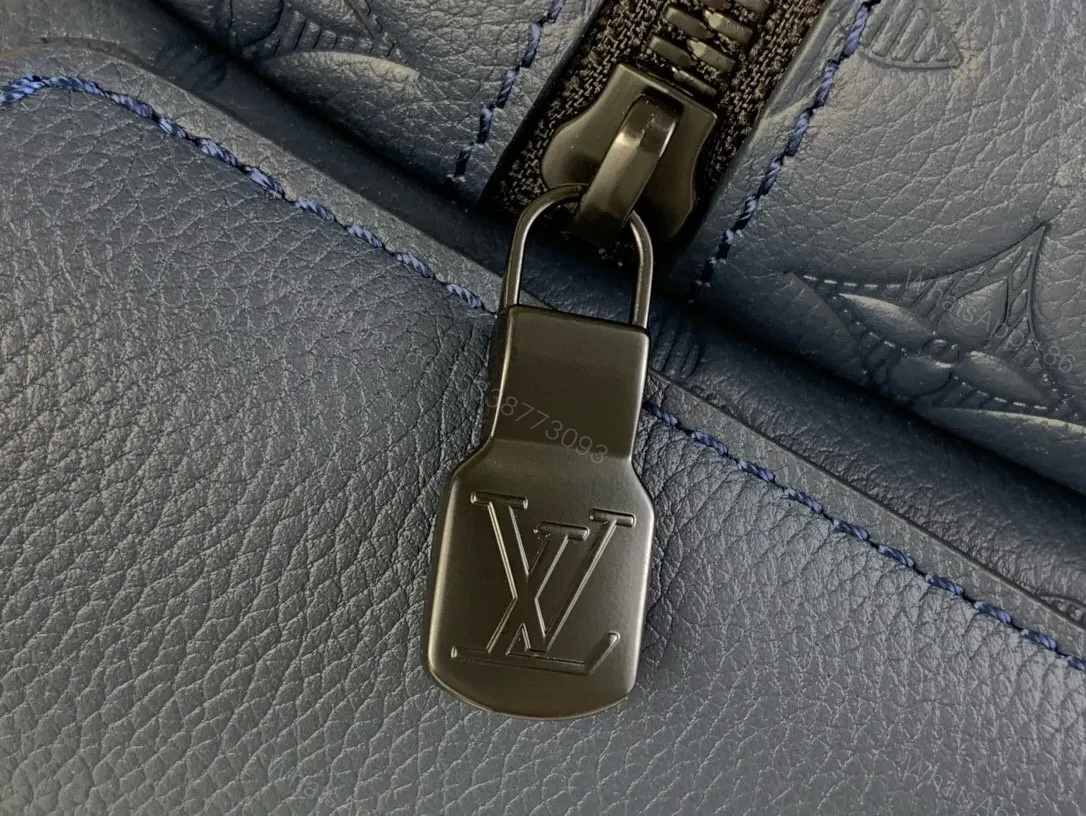 View 6 of Compact Monogram Backpack: Textured Luxury, Everyday-Ready