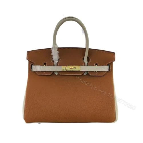 HERMES BIRKIN TOGO GOLD HARDWARE BROWN 30CM — view 1