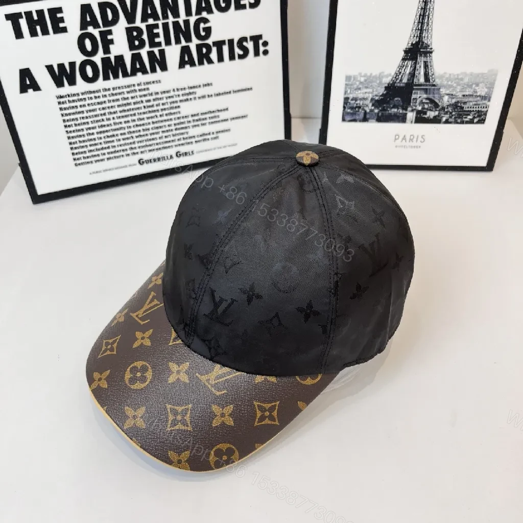 Monogram Peak Cap: Modern Luxe, Signature Monogram Cap — view 1