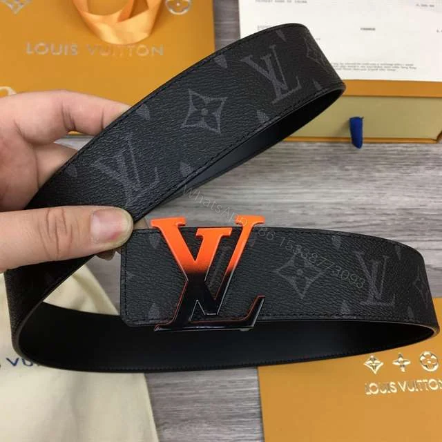 View 7 of LOUIS VUITTON INITIALES 40MM REVERSIBLE MONOGRAM CANVAS BELT – B96