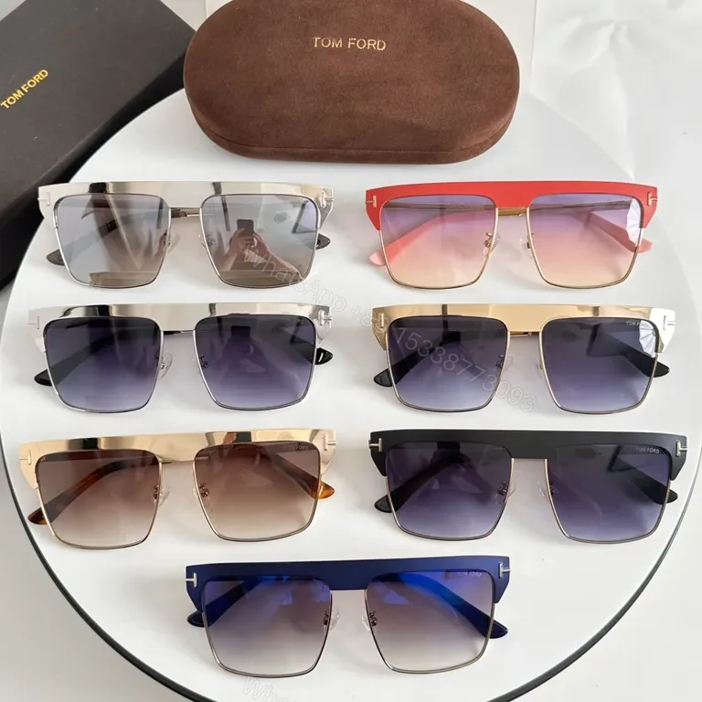 View 6 of Bold Two-Tone Tom Ford Sunglasses: Gradient, All-Day Comfort