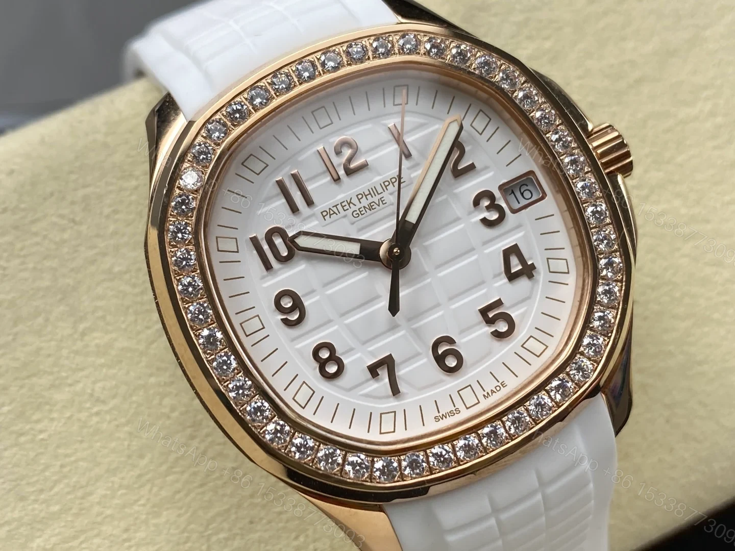 View 2 of Patek Philippe Aquanaut 5068 Rose Gold White 5068R-010