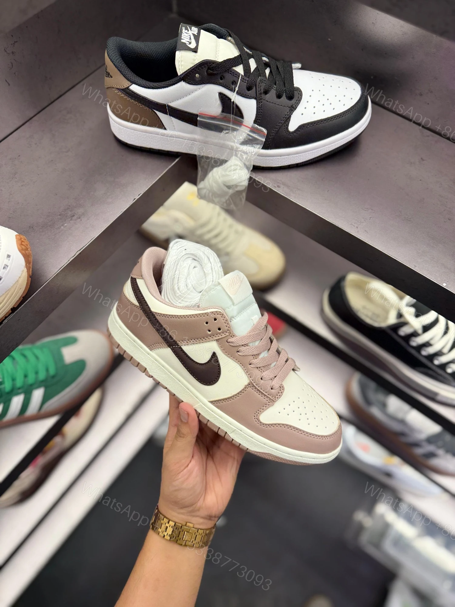 View 4 of FIRST COPY NIKE SB DUNK DIFFUSED TAUPE FOR MEN