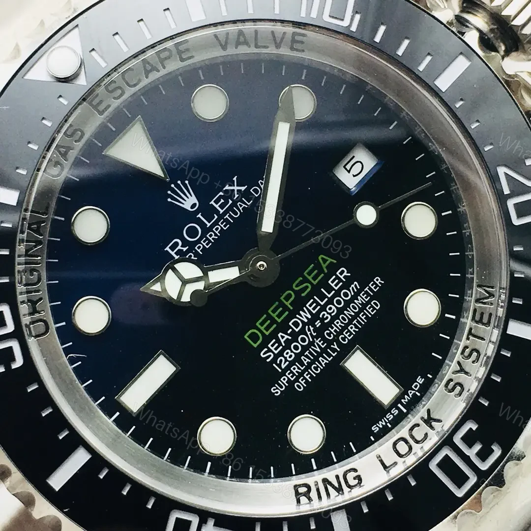 View 4 of Fake Rolex Sea-Dweller Deepsea James Cameron Best Oyster Bracelet 44MM 126610LN-0001